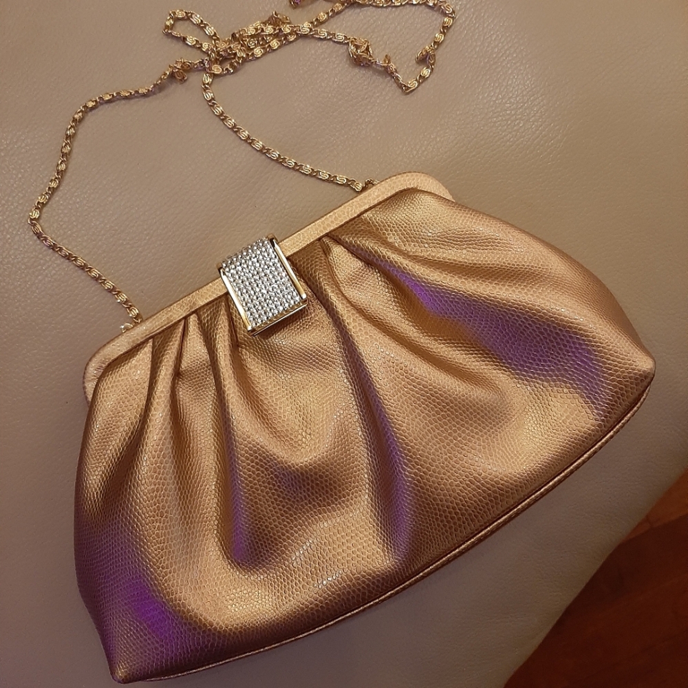 Elegant Gold Evening Bag